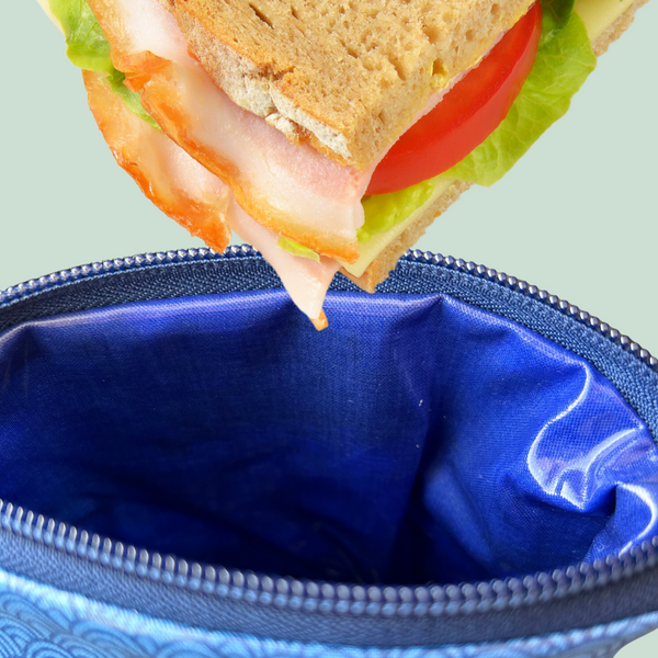 EcoBagit Food Storage Bag - Sandwich - Tidal Wave
