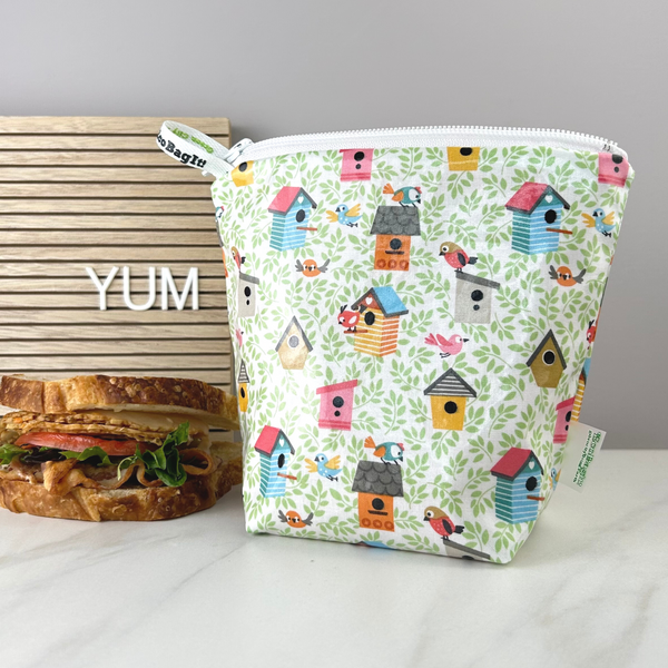EcoBagit Food Storage Bag - Sandwich - Bird Lover