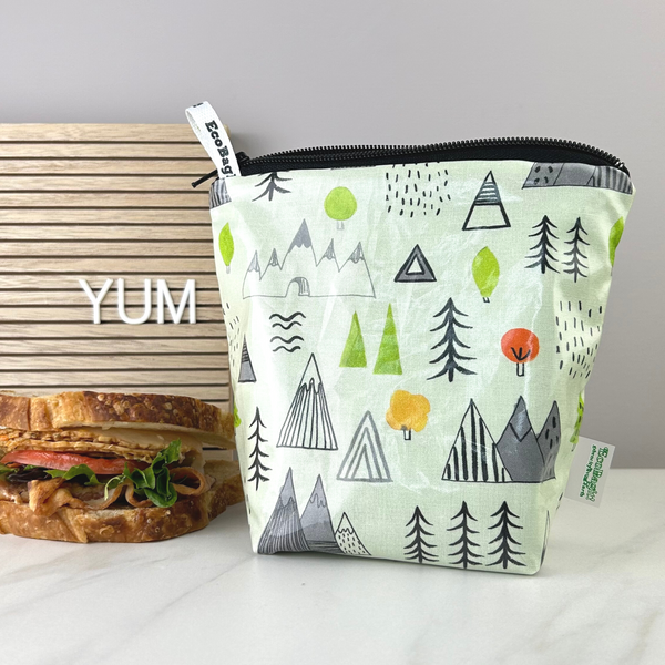 EcoBagit Food Storage Bag - Sandwich - Mountains Calling