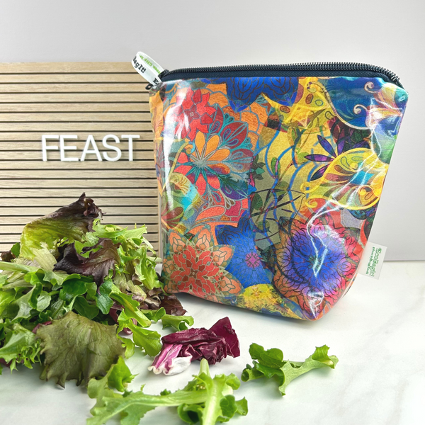 EcoBagit Food Storage Bag - XL - Flower Market