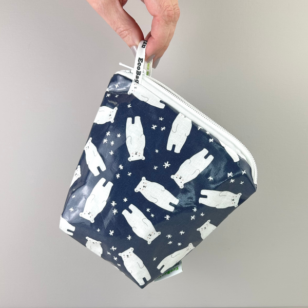 EcoBagit Food Storage Bag - Sandwich - Polar Bears