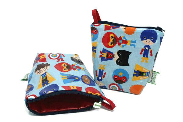 EcoBagIt! Zip Reusable Sandwich Bag SUPERHEROS